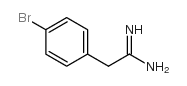 2(4-溴苯基)-乙脒酸乙酯结构式