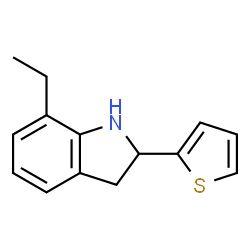 1H-Indole,7-ethyl-2,3-dihydro-2-(2-thienyl)-(9CI)结构式