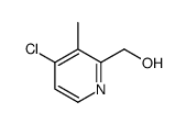 (4-chloro-3-methylpyridin-2-yl)methanol structure