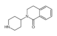 2-piperidin-4-yl-3,4-dihydroisoquinolin-1-one结构式