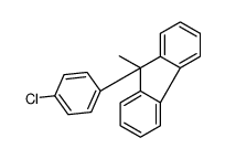 9-(4-chlorophenyl)-9-methylfluorene结构式