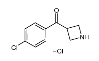 azetidin-3-yl-(4-chloro-phenyl)-methanone hydrochloride Structure