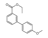 ETHYL 4'-METHOXY-3-BIPHENYLCARBOXYLATE结构式