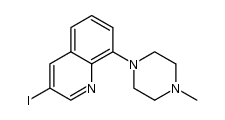 3-iodo-8-(4-methyl-piperazin-1-yl)-quinoline Structure