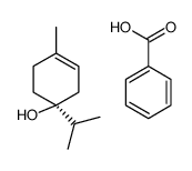 benzoic acid,(1S)-4-methyl-1-propan-2-ylcyclohex-3-en-1-ol Structure