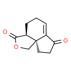 1H,3H-Indeno[3a,4-c]furan-3,7(3aH)-dione,4,5,8,9-tetrahydro-,(3aS,9aS)-(9CI)结构式