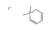 1,1-dimethyl-2H-phosphinin-1-ium,iodide Structure