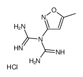 1-carbamimidoyl-1-(5-methyl-1,2-oxazol-3-yl)guanidine,hydrochloride Structure