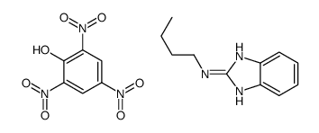 N-butyl-1H-benzimidazol-2-amine,2,4,6-trinitrophenol结构式