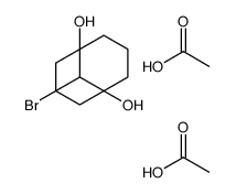 acetic acid,9-bromobicyclo[3.3.1]nonane-1,5-diol结构式