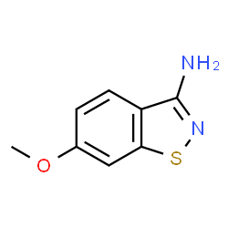 1,2-Benzisothiazol-3-amine,6-methoxy-(9CI) structure