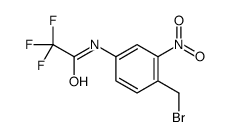 N-[4-(bromomethyl)-3-nitrophenyl]-2,2,2-trifluoroacetamide Structure