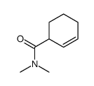 N,N-dimethylcyclohex-2-ene-1-carboxamide结构式