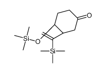 (3R,4R)-3-(1-trimethylsilylethenyl)-4-trimethylsilyloxycyclohexan-1-one Structure