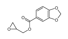 oxiran-2-ylmethyl 1,3-benzodioxole-5-carboxylate Structure