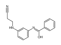 N-[3-(2-cyanoethylamino)phenyl]benzamide Structure