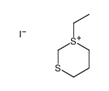 1-ethyl-1,3-dithian-1-ium,iodide Structure