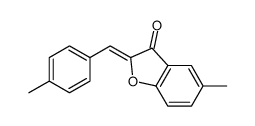 5-methyl-2-[(4-methylphenyl)methylidene]-1-benzofuran-3-one结构式
