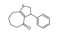 3-phenyl-2,3,5,6,7,8-hexahydrocyclohepta[b]thiophen-4-one结构式