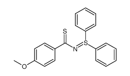 N-(4-methoxy-thiobenzoyl)-S,S-diphenyl-sulfimide Structure