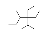 3,3-diethyl-2,4-dimethylhexane结构式