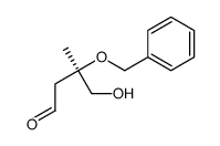 (3R)-4-hydroxy-3-methyl-3-phenylmethoxybutanal Structure