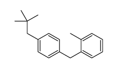 1-(2,2-dimethylpropyl)-4-[(2-methylphenyl)methyl]benzene结构式