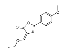 3-(ethoxymethylidene)-5-(4-methoxyphenyl)furan-2-one Structure