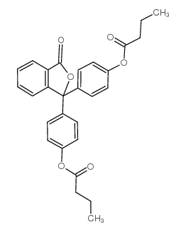Phenolphthalein dibutyrate structure