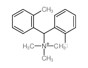 [(2-chlorophenyl)-(2-methylphenyl)methyl]-trimethyl-azanium Structure