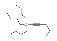 tributyl(pent-1-ynyl)germane结构式