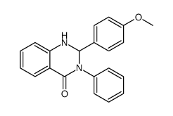 2-(4-methoxyphenyl)-3-phenyl-1,2-dihydroquinazolin-4-one Structure