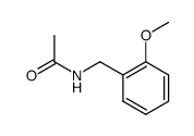 ACETAMIDE, N-[(2-METHOXYPHENYL)METHYL]- Structure