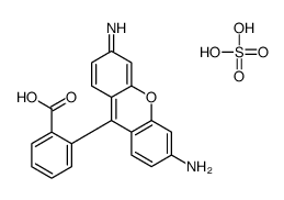 [6-amino-9-(2-carboxyphenyl)xanthen-3-ylidene]azanium,hydrogen sulfate Structure