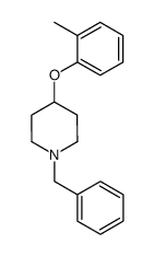 1-benzyl-4-(o-tolyloxy) piperidine结构式