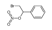 1-nitrato-1-phenyl-2-bromoethane结构式