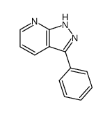 3-phenyl-1H-pyrazolo[3,4-b]pyridine结构式