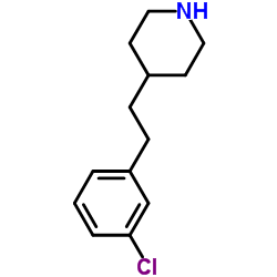 4-[2-(3-CHLORO-PHENYL)-ETHYL]-PIPERIDINE structure