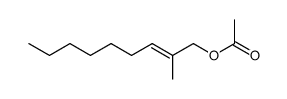 (E)-1-acetoxy-2-methyl-non-2-ene结构式