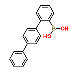 2-(4-联苯基)苯硼酸结构式