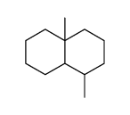 4,8a-dimethyl-2,3,4,4a,5,6,7,8-octahydro-1H-naphthalene结构式