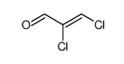 1,2-dichloro-1-propen-3-al Structure