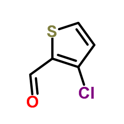 3-氯噻吩-2-甲醛结构式