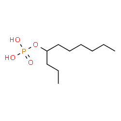 1-propylheptyl dihydrogen phosphate Structure