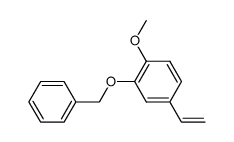 3-benzyloxy-4-methoxy-1-ethenylbenzene结构式