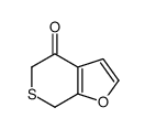 7H-thiopyrano[3,4-b]furan-4-one Structure