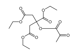 triethyl 2-(2-oxopropanoyloxy)propane-1,2,3-tricarboxylate Structure