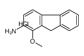 (1-methoxy-9H-fluoren-2-yl)azanium,chloride Structure