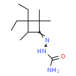 Cyclobutanone, 3,3-diethyl-2,2,4-trimethyl-, semicarbazone (4CI)结构式
