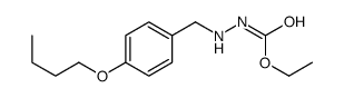 3-(p-Butoxybenzyl)carbazic acid ethyl ester结构式